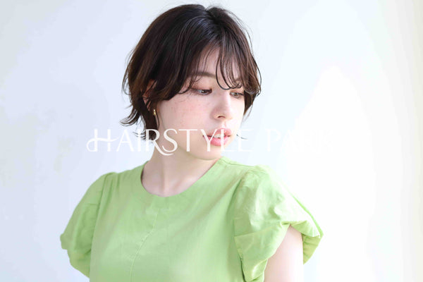 ヘアスタイル写真PhotoNo:376-3 (8) [ショートミディアム,レディース,モテ・愛され,カジュアル,カット,カラー,パーマ,縦型 ]