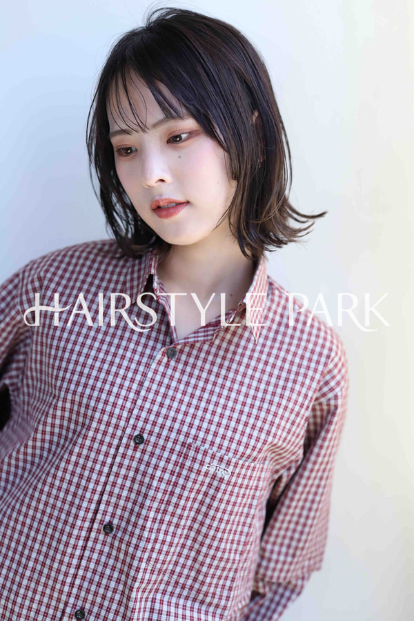 ヘアスタイル写真PhotoNo:377-1 (5) [ミディアム,レディース,ナチュラル,モテ・愛され,カジュアル,カット,カラー,パーマ,縦型 ]