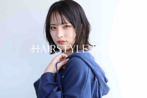 ヘアスタイル写真PhotoNo:377-2 (16) [ミディアム,レディース,ナチュラル,モテ・愛され,カジュアル,カット,カラー,パーマ,縦型 ]