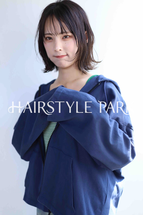 ヘアスタイル写真PhotoNo:377-2 (21) [ミディアム,レディース,ナチュラル,モテ・愛され,カジュアル,カット,カラー,パーマ,縦型 ]