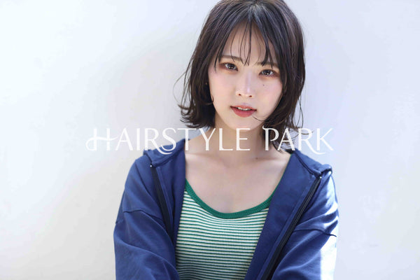 ヘアスタイル写真PhotoNo:377-2 (27) [ミディアム,レディース,ナチュラル,モテ・愛され,カジュアル,カット,カラー,パーマ,縦型 ]