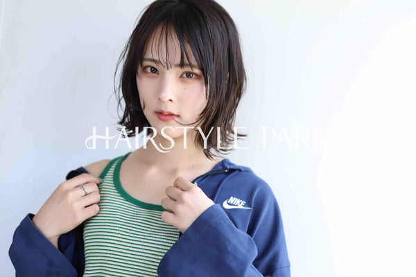 ヘアスタイル写真PhotoNo:377-2 (4) [ミディアム,レディース,ナチュラル,モテ・愛され,カジュアル,カット,カラー,パーマ,縦型 ]