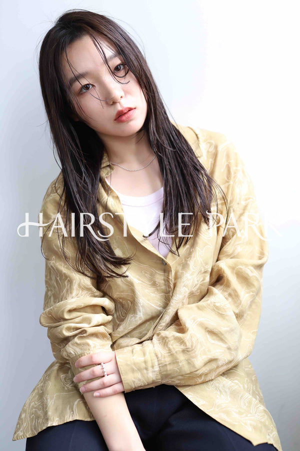 ヘアスタイル写真PhotoNo:378-4 (2) [ロング,レディース,ナチュラル,クール / かっこいい,カット,パーマ,縦型 ]