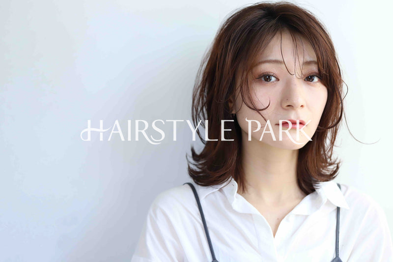 ヘアスタイル写真PhotoNo:379-1 (1) [ミディアム,レディース,ナチュラル,モテ・愛され,カット,カラー,縦型 ]