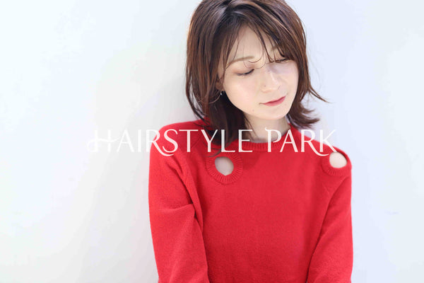 ヘアスタイル写真PhotoNo:379-3 (11) [ミディアム,レディース,ナチュラル,モテ・愛され,カット,カラー,パーマ,縦型 ]