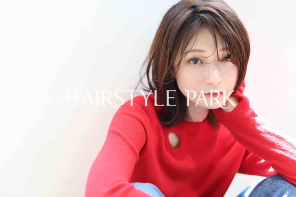ヘアスタイル写真PhotoNo:379-3 (14) [ミディアム,レディース,ナチュラル,モテ・愛され,カット,カラー,パーマ,縦型 ]