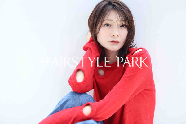 ヘアスタイル写真PhotoNo:379-3 (23) [ミディアム,レディース,ナチュラル,モテ・愛され,カット,カラー,パーマ,縦型 ]