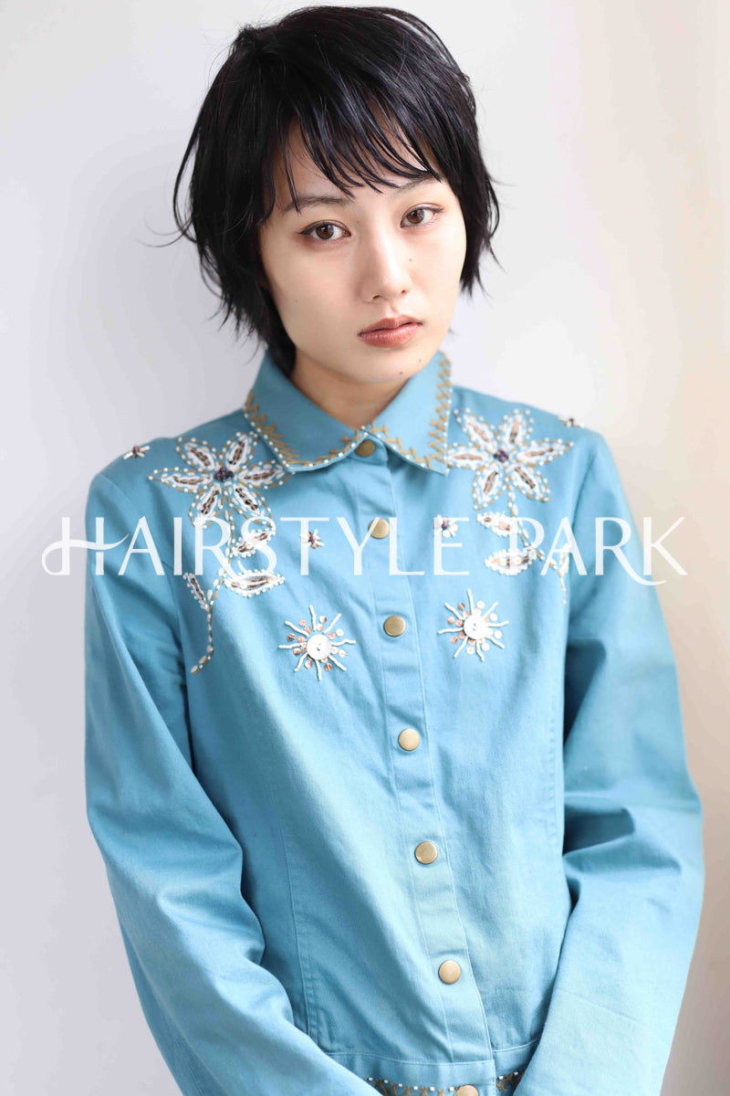ヘアスタイル写真PhotoNo:380-1 (12) [ショート,レディース,モード,クール / かっこいい,カット,パーマ,縦型 ]