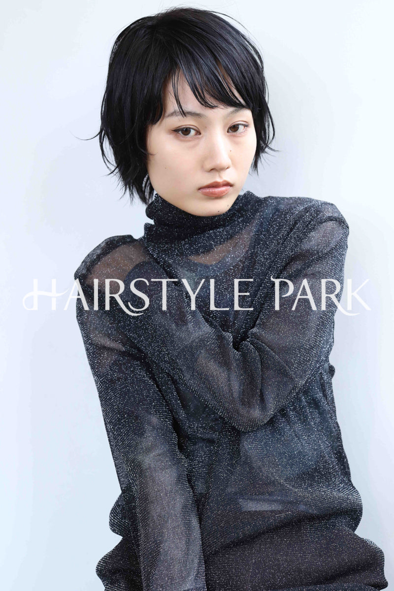 ヘアスタイル写真PhotoNo:380-2 (2) [ショート,レディース,モード,クール / かっこいい,カット,縦型 ]