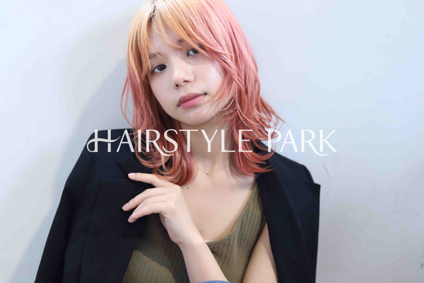 ヘアスタイル写真PhotoNo:381-3 (14) [ミディアム,レディース,カジュアル,外国人風,カット,カラー,ダブルカラー,縦型 ]