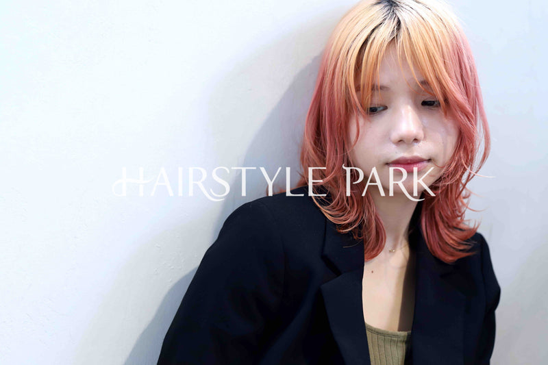ヘアスタイル写真PhotoNo:381-3 (7) [ミディアム,レディース,カジュアル,外国人風,カット,カラー,ダブルカラー,縦型 ]