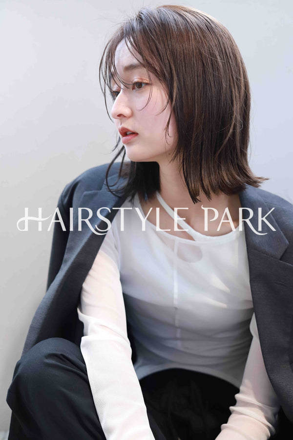 ヘアスタイル写真PhotoNo:382-2 (20) [ミディアム,レディース,モード,クール / かっこいい,カット,カラー,縦型 ]