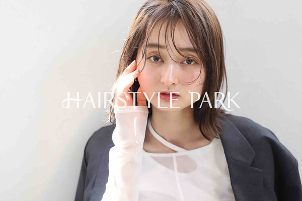 ヘアスタイル写真PhotoNo:382-2 (2) [ミディアム,レディース,モード,クール / かっこいい,カット,カラー,縦型 ]