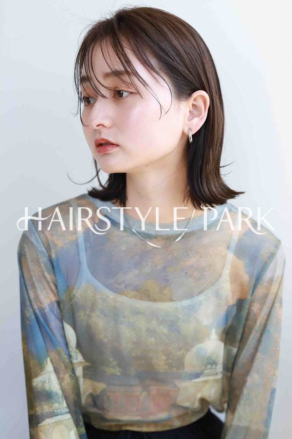 ヘアスタイル写真PhotoNo:382-3 (11) [ミディアム,レディース,ナチュラル,クール / かっこいい,カット,カラー,縦型 ]