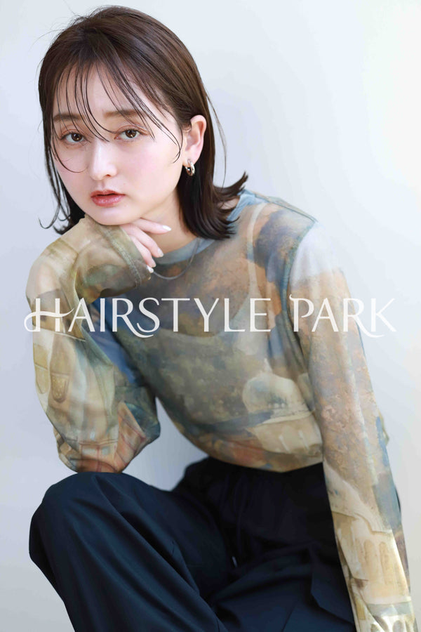 ヘアスタイル写真PhotoNo:382-3 (15) [ミディアム,レディース,ナチュラル,クール / かっこいい,カット,カラー,縦型 ]
