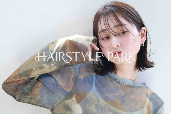 ヘアスタイル写真PhotoNo:382-3 (40) [ミディアム,レディース,ナチュラル,クール / かっこいい,カット,カラー,縦型 ]