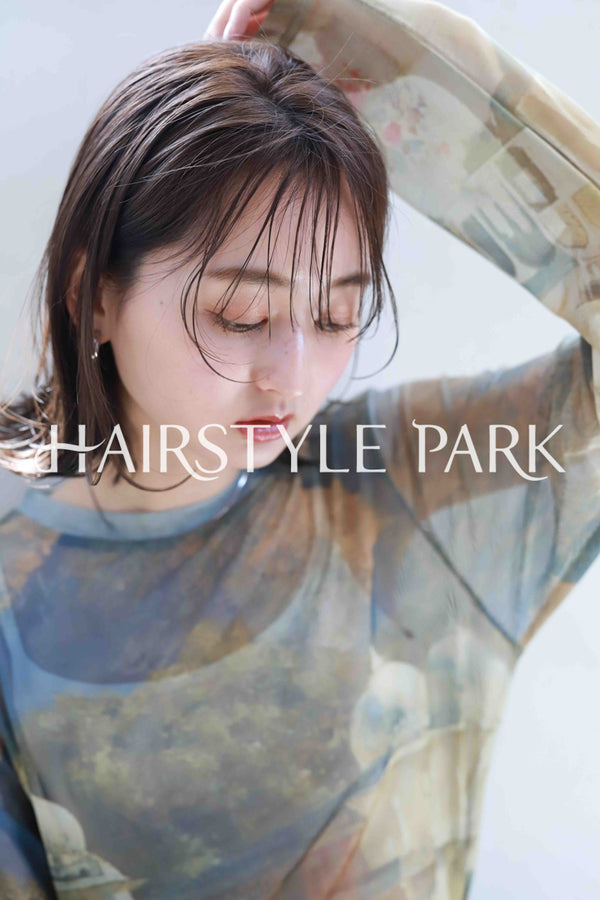 ヘアスタイル写真PhotoNo:382-3 (43) [ミディアム,レディース,ナチュラル,クール / かっこいい,カット,カラー,縦型 ]