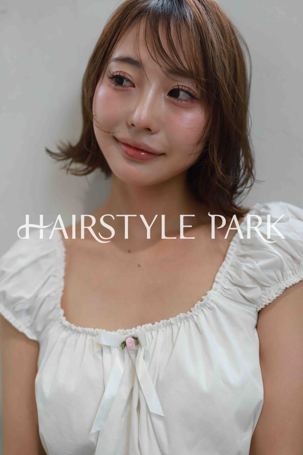 ヘアスタイル写真PhotoNo:515-2 (14) [ミディアム,レディース,ナチュラル,モテ・愛され,カット,カラー,縦型 ]