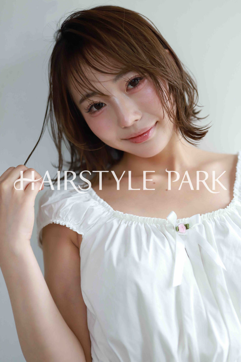 ヘアスタイル写真PhotoNo:515-2 (7) [ミディアム,レディース,ナチュラル,モテ・愛され,カット,カラー,縦型 ]