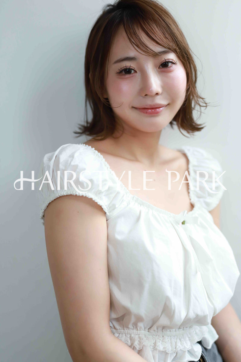 ヘアスタイル写真PhotoNo:515-3 (13) [ミディアム,レディース,ナチュラル,モテ・愛され,カット,カラー,縦型 ]