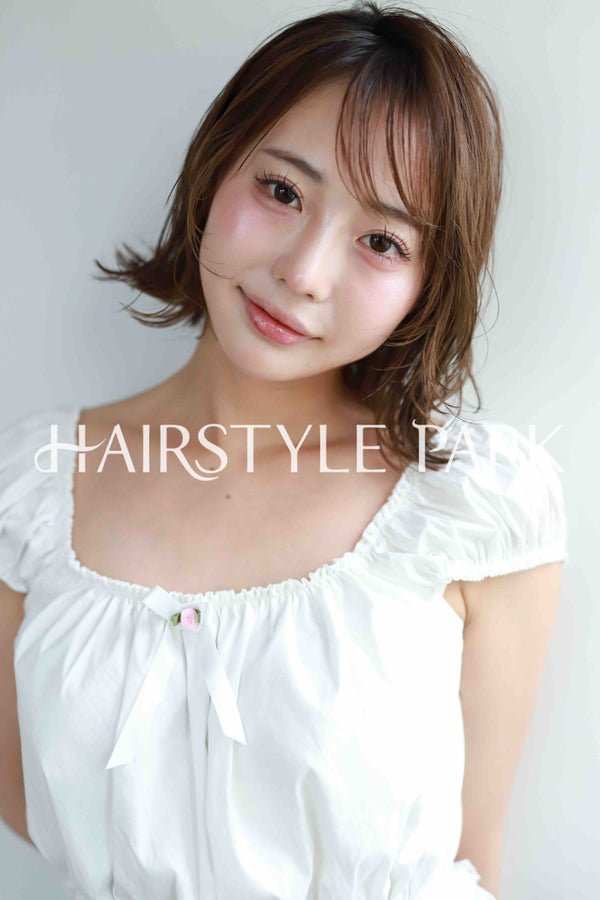 ヘアスタイル写真PhotoNo:515-3 (16) [ミディアム,レディース,ナチュラル,モテ・愛され,カット,カラー,縦型 ]