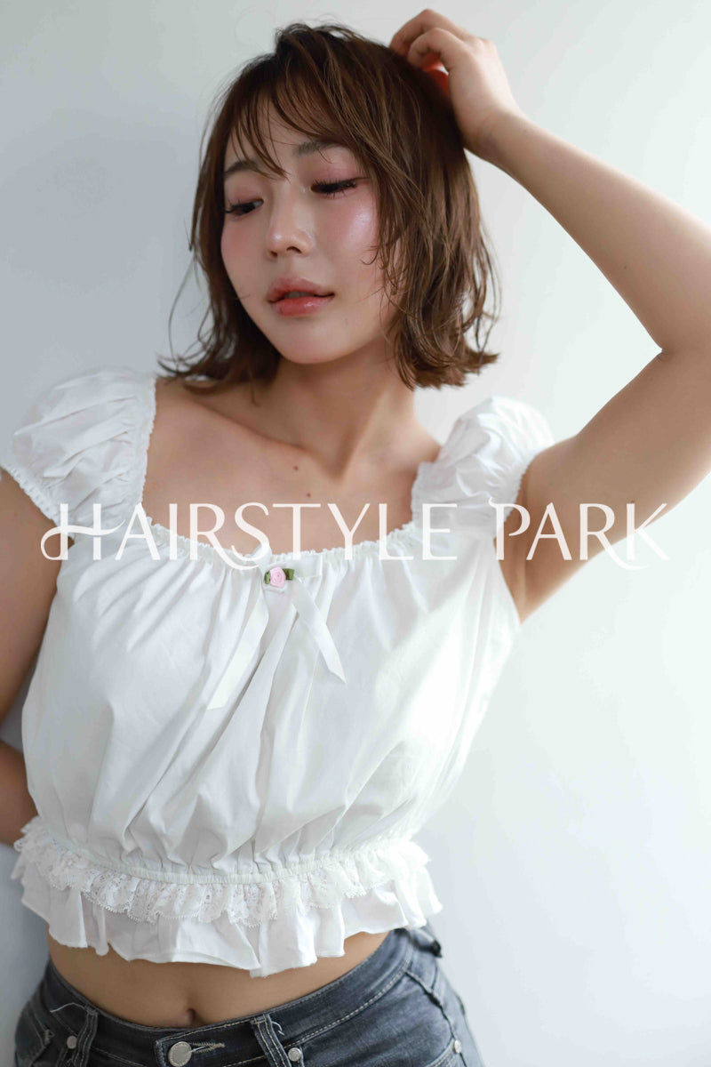 ヘアスタイル写真PhotoNo:515-3 (26) [ミディアム,レディース,ナチュラル,モテ・愛され,カット,カラー,縦型 ]