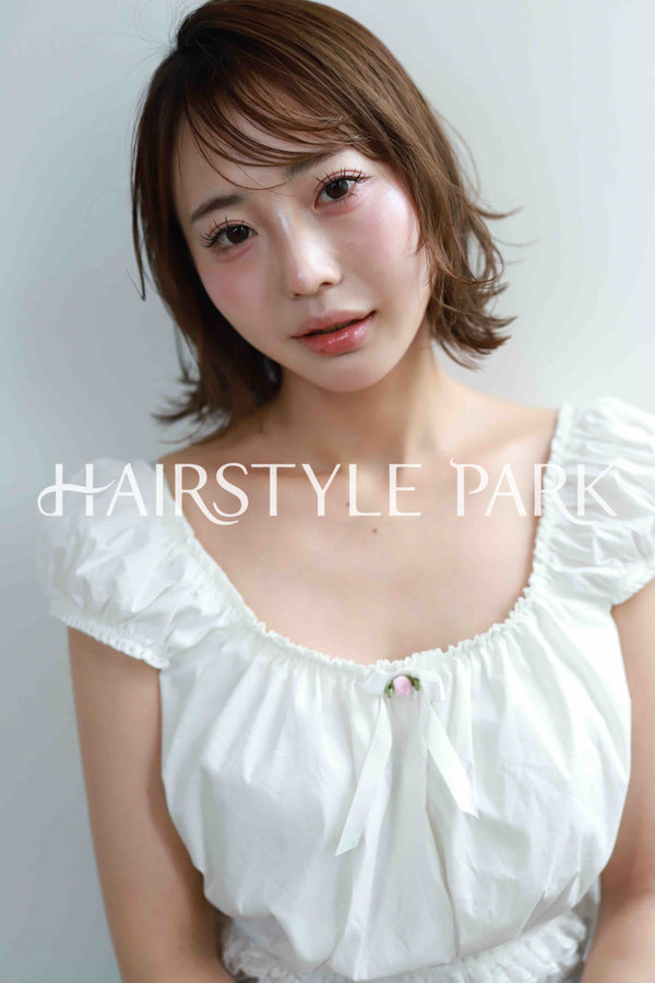 ヘアスタイル写真PhotoNo:515-3 (2) [ミディアム,レディース,ナチュラル,モテ・愛され,カット,カラー,縦型 ]