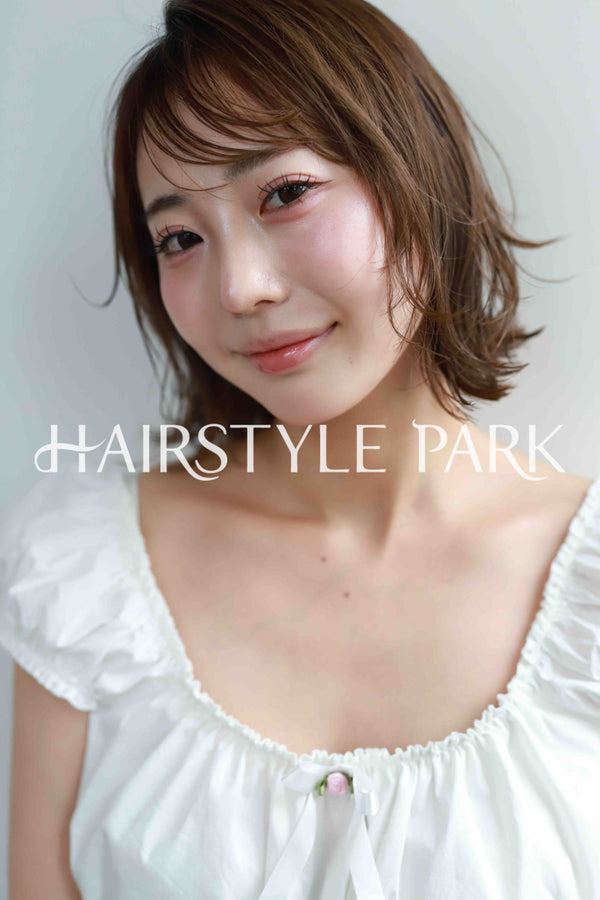 ヘアスタイル写真PhotoNo:515-3 (4) [ミディアム,レディース,ナチュラル,モテ・愛され,カット,カラー,縦型 ]