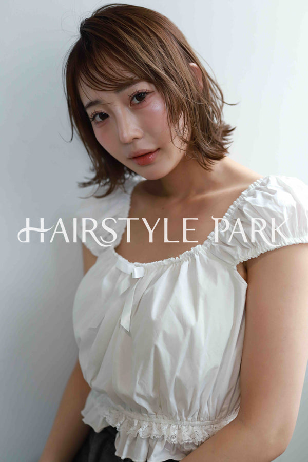 ヘアスタイル写真PhotoNo:515-3 (6) [ミディアム,レディース,ナチュラル,モテ・愛され,カット,カラー,縦型 ]