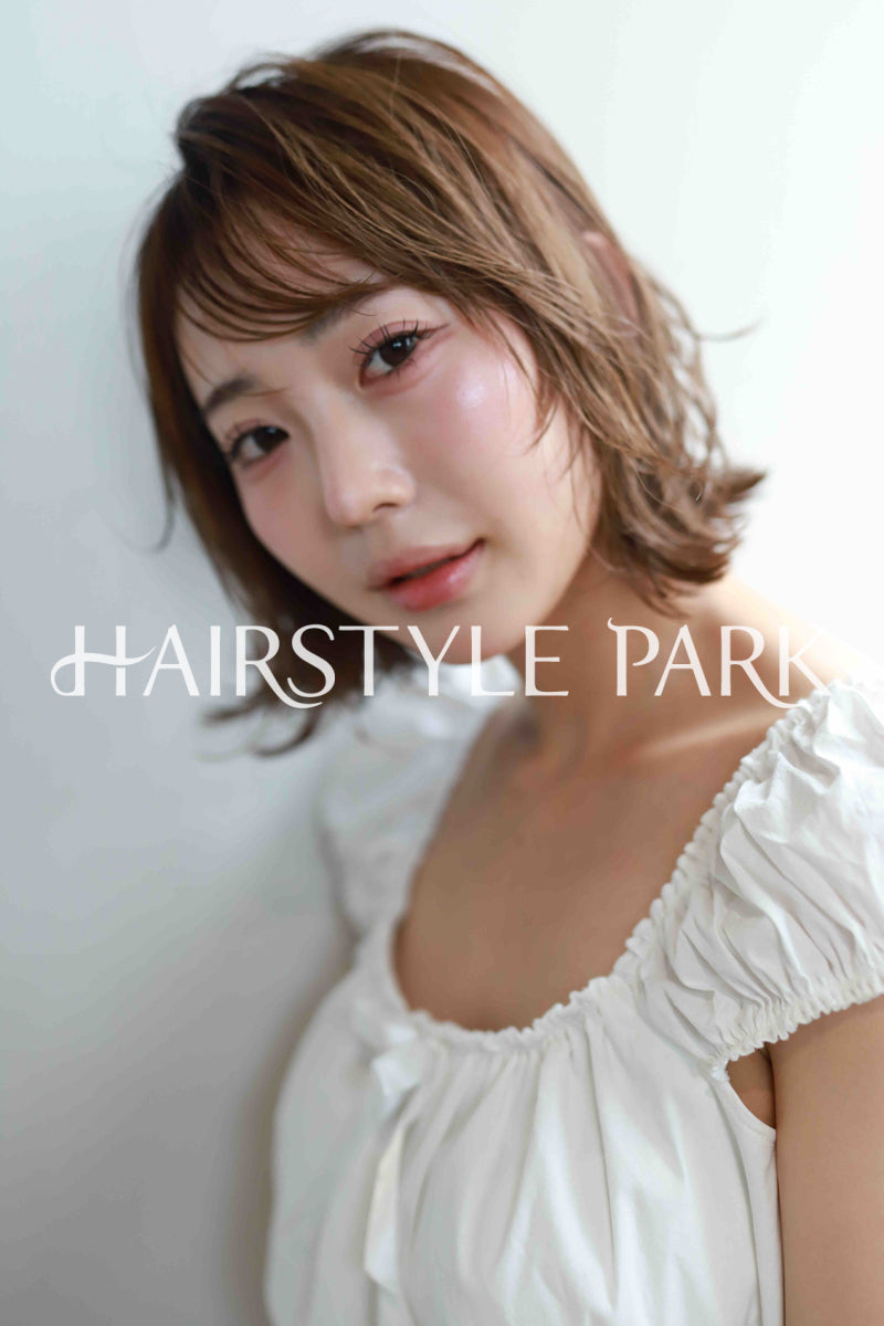 ヘアスタイル写真PhotoNo:515-3 (7) [ミディアム,レディース,ナチュラル,モテ・愛され,カット,カラー,縦型 ]