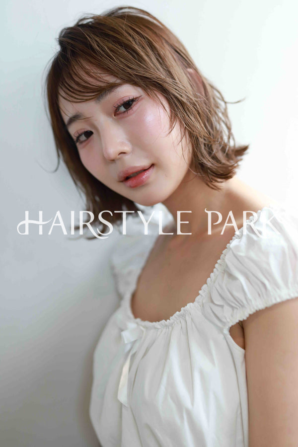 ヘアスタイル写真PhotoNo:515-3 (8) [ミディアム,レディース,ナチュラル,モテ・愛され,カット,カラー,縦型 ]