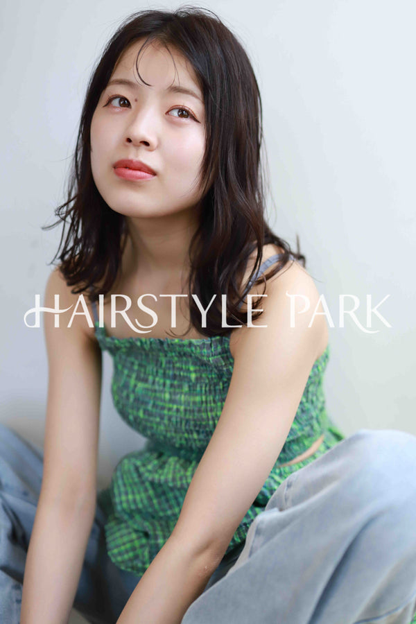 ヘアスタイル写真PhotoNo:516-1 (15) [ミディアム,レディース,ナチュラル,カジュアル,カット,カラー,縦型 ]