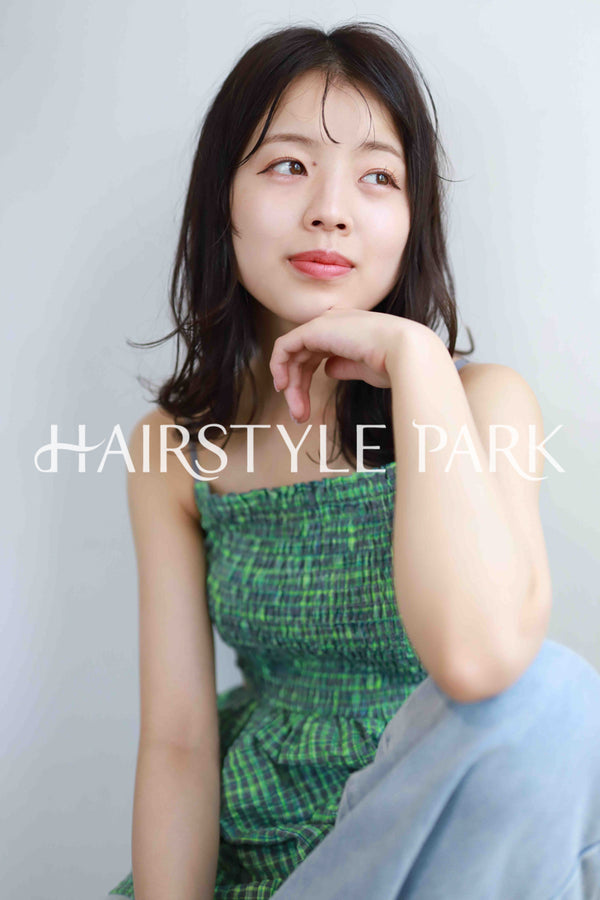 ヘアスタイル写真PhotoNo:516-1 (6) [ミディアム,レディース,ナチュラル,カジュアル,カット,カラー,縦型 ]