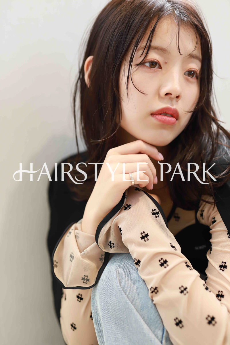 ヘアスタイル写真PhotoNo:517-1 (18) [ミディアム,レディース,ナチュラル,カジュアル,カット,カラー,縦型 ]