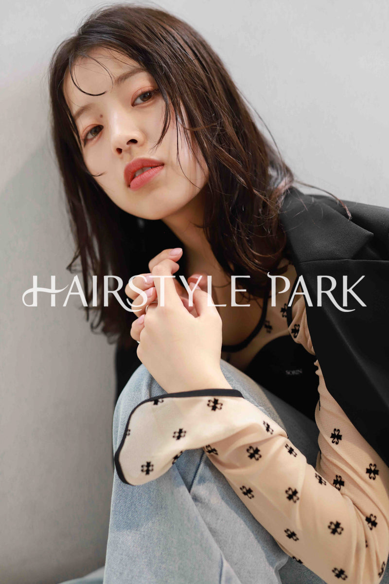 ヘアスタイル写真PhotoNo:517-1 (19) [ミディアム,レディース,ナチュラル,カジュアル,カット,カラー,縦型 ]
