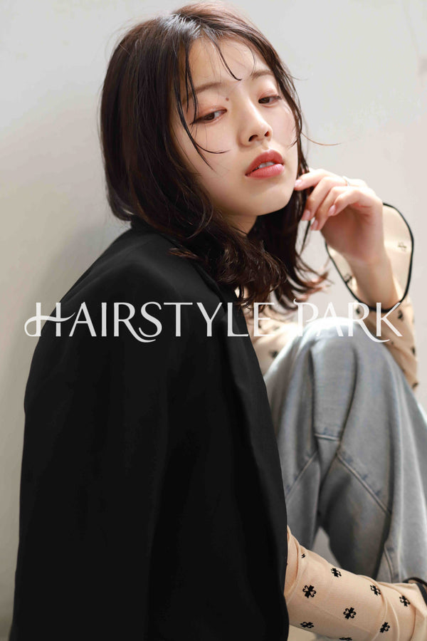 ヘアスタイル写真PhotoNo:517-1 (23) [ミディアム,レディース,ナチュラル,カジュアル,カット,カラー,縦型 ]