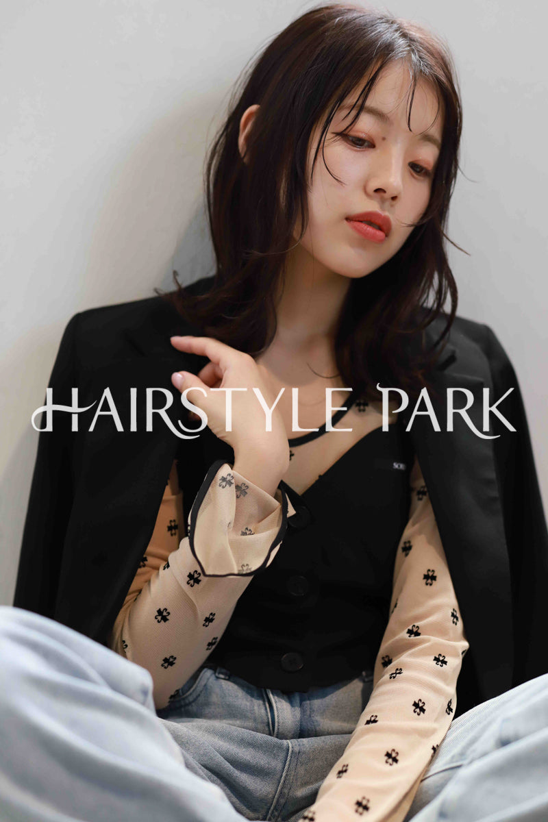 ヘアスタイル写真PhotoNo:517-1 (2) [ミディアム,レディース,ナチュラル,カジュアル,カット,カラー,縦型 ]