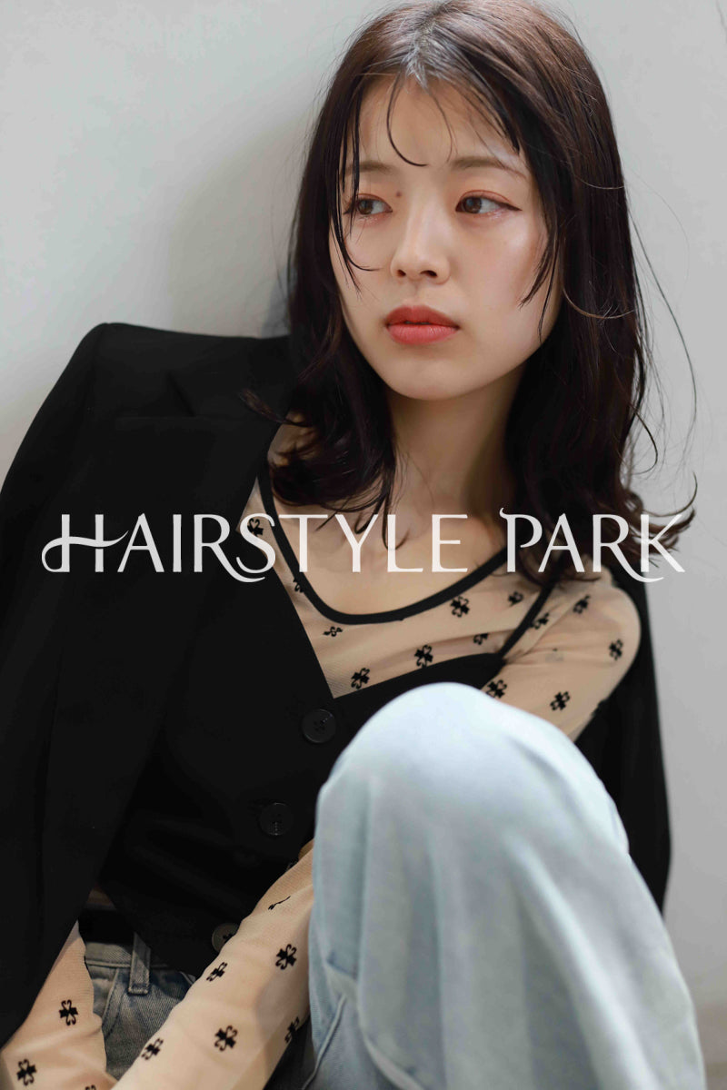 ヘアスタイル写真PhotoNo:517-1 (32) [ミディアム,レディース,ナチュラル,カジュアル,カット,カラー,縦型 ]