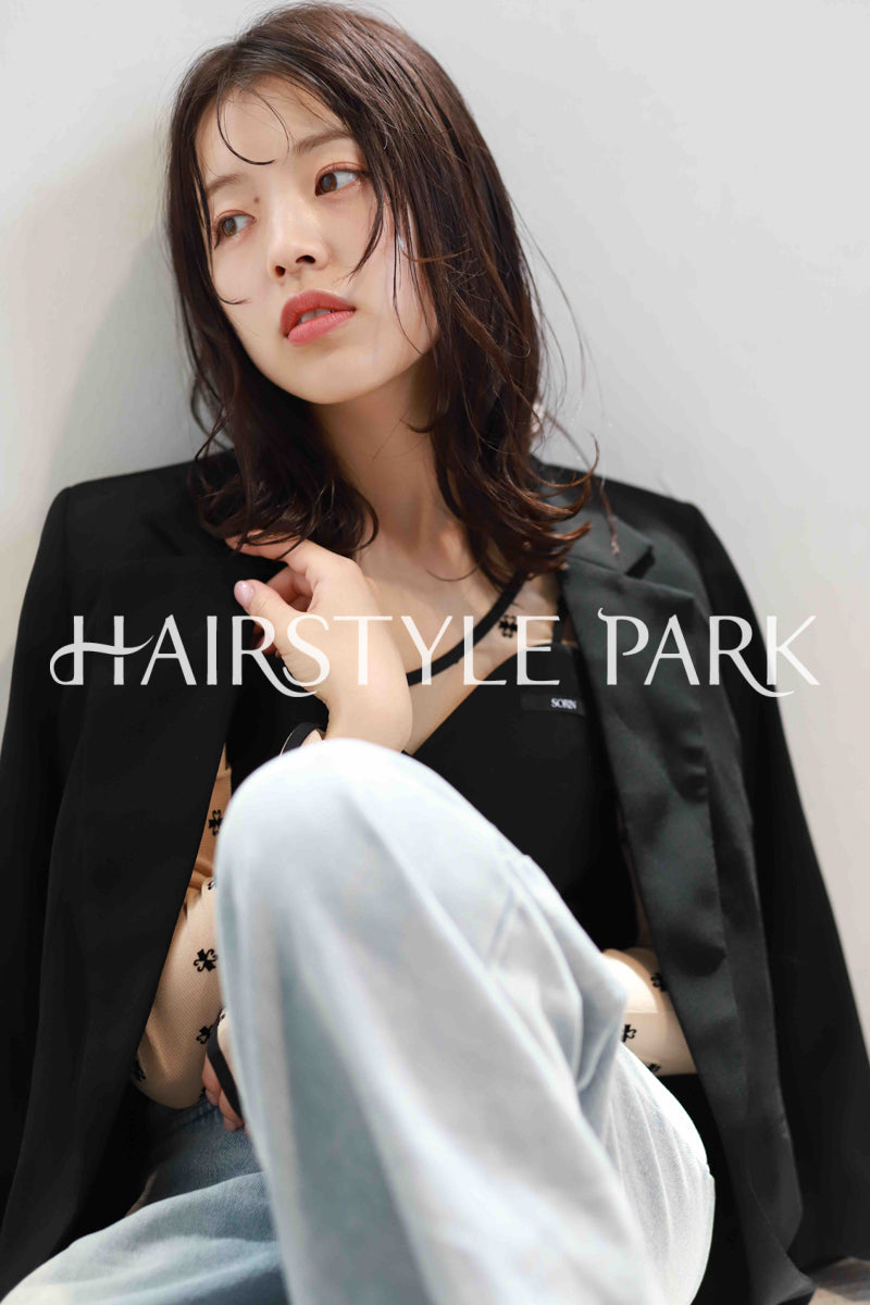 ヘアスタイル写真PhotoNo:517-1 (7) [ミディアム,レディース,ナチュラル,カジュアル,カット,カラー,縦型 ]