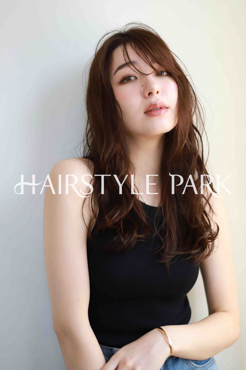 ヘアスタイル写真PhotoNo:518-1 (15) [ロング,Aラインロング,レディース,オフィス / コンサバ,クール / かっこいい,カラー,パーマ,縦型 ]