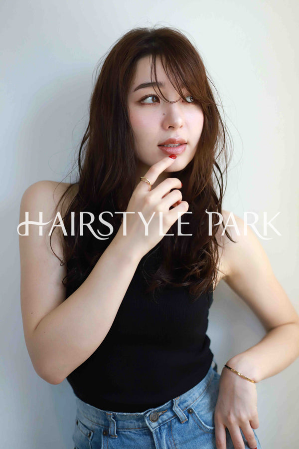 ヘアスタイル写真PhotoNo:518-1 (21) [ロング,Aラインロング,レディース,オフィス / コンサバ,クール / かっこいい,カラー,パーマ,縦型 ]