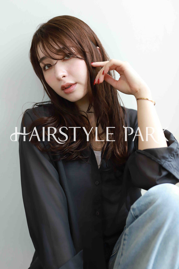 ヘアスタイル写真PhotoNo:519-3 (6) [ロング,レディース,ナチュラル,オフィス / コンサバ,カラー,パーマ,縦型 ]