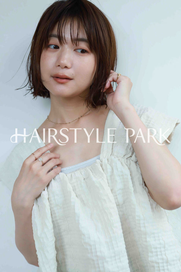 ヘアスタイル写真PhotoNo:520-2 (13) [ミディアム,切りっぱなしボブ,レディース,モテ・愛され,カジュアル,カット,カラー,縦型 ]