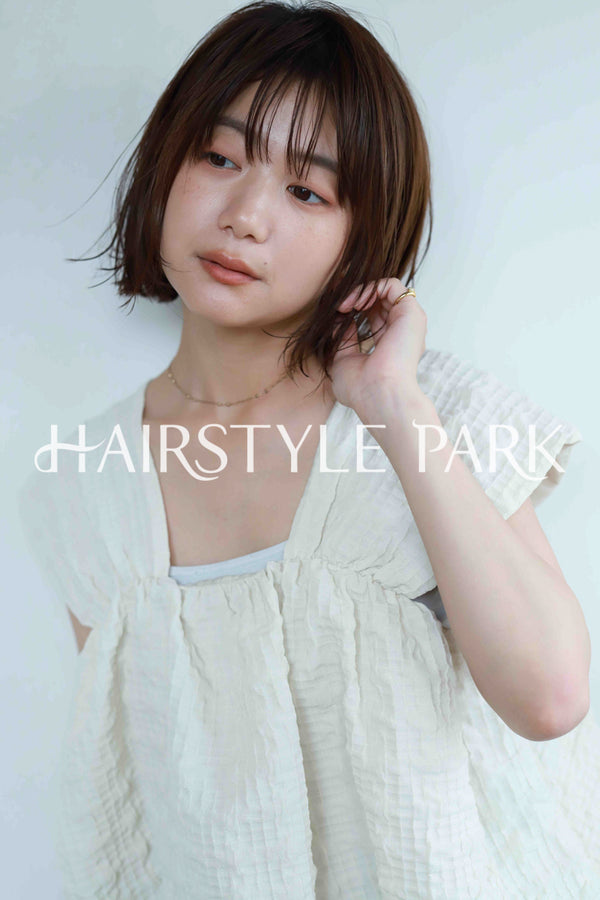 ヘアスタイル写真PhotoNo:520-2 (16) [ミディアム,切りっぱなしボブ,レディース,モテ・愛され,カジュアル,カット,カラー,縦型 ]