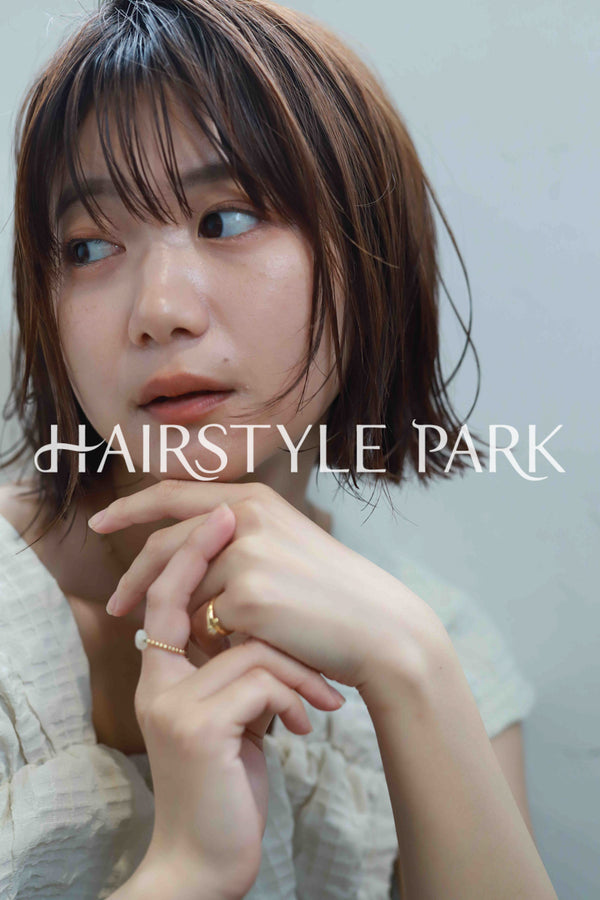 ヘアスタイル写真PhotoNo:520-2 (18) [ミディアム,切りっぱなしボブ,レディース,モテ・愛され,カジュアル,カット,カラー,縦型 ]