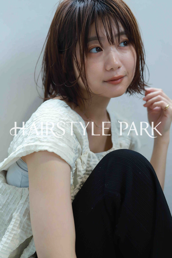 ヘアスタイル写真PhotoNo:520-2 (23) [ミディアム,切りっぱなしボブ,レディース,モテ・愛され,カジュアル,カット,カラー,縦型 ]
