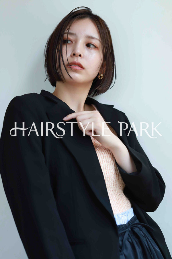 ヘアスタイル写真PhotoNo:521-1 (10) [ミディアム,切りっぱなしボブ,レディース,ナチュラル,カジュアル,カット,カラー,縦型 ]