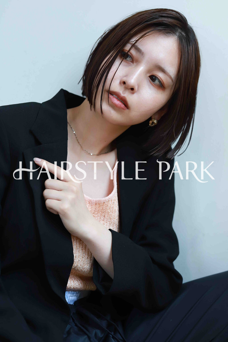 ヘアスタイル写真PhotoNo:521-1 (12) [ミディアム,切りっぱなしボブ,レディース,ナチュラル,カジュアル,カット,カラー,縦型 ]