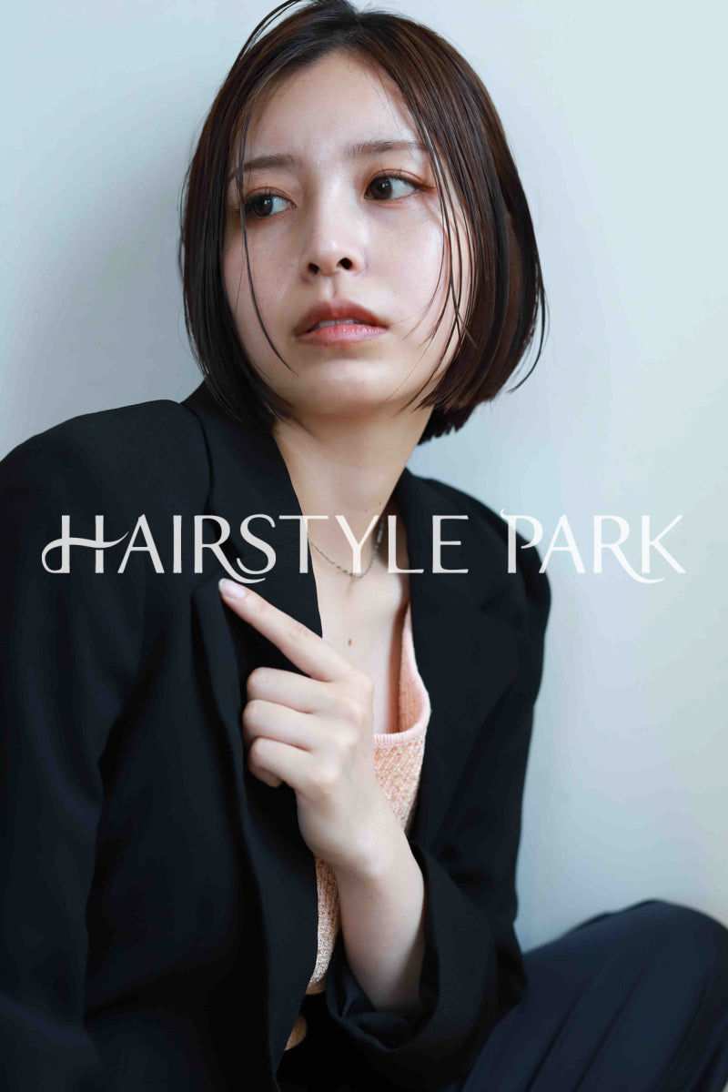 ヘアスタイル写真PhotoNo:521-1 (13) [ミディアム,切りっぱなしボブ,レディース,ナチュラル,カジュアル,カット,カラー,縦型 ]