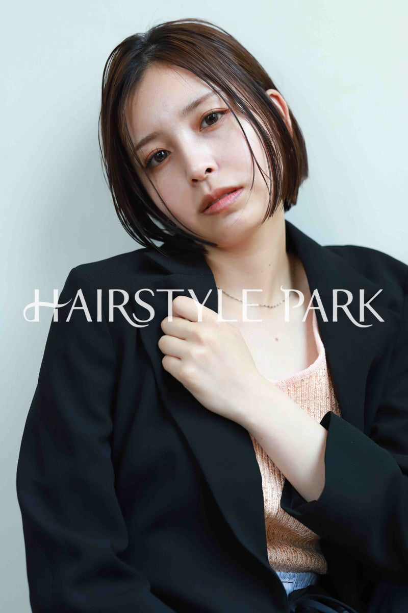 ヘアスタイル写真PhotoNo:521-1 (16) [ミディアム,切りっぱなしボブ,レディース,ナチュラル,カジュアル,カット,カラー,縦型 ]